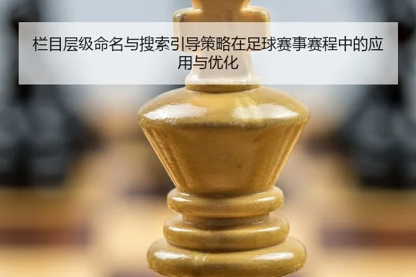 栏目层级命名与搜索引导策略在足球赛事赛程中的应用与优化